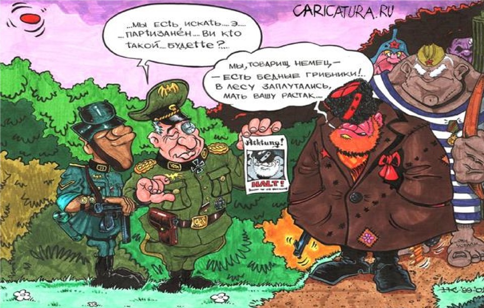 Прикольные картинки партизаны