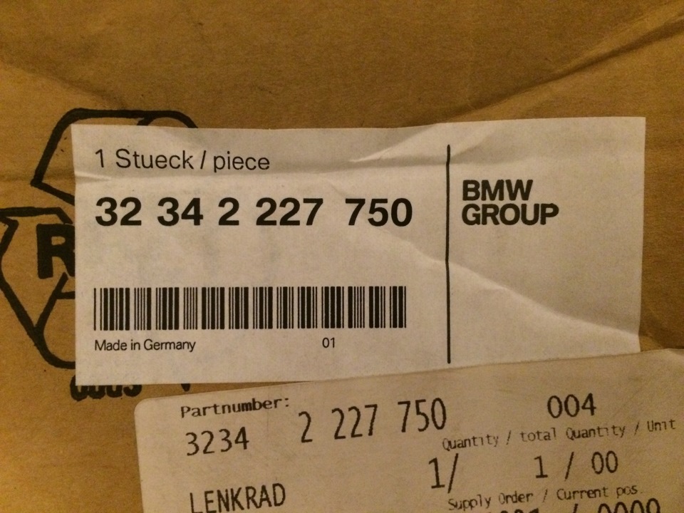 32342227750 РУЛЕВОЕ КОЛЕСО M TECHNIC С НПБ BMW | Запчасти на DRIVE2