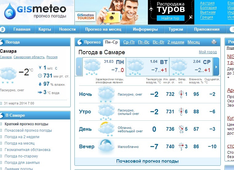 Погода кострома почасовой прогноз. Почасовой прогноз погоды в Самаре.