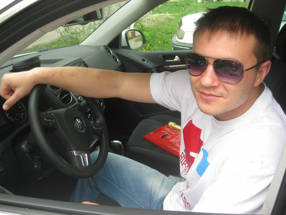 Первые фоточки для Вас друзья — Volkswagen Tiguan (1G), 2 л., 2012 года ...