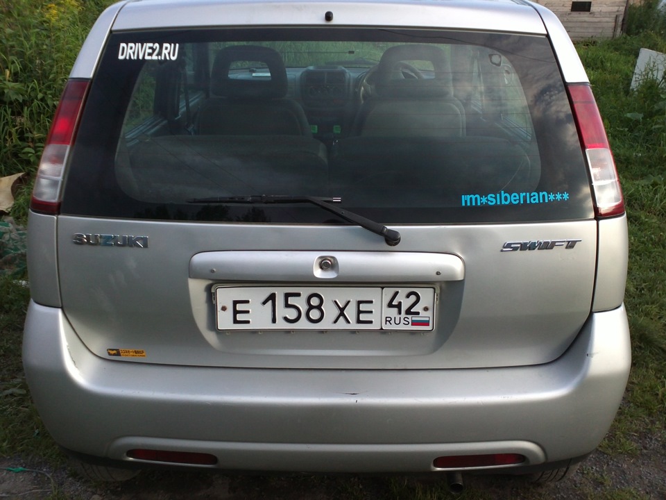 Наклейки №2)) — Suzuki Swift (1G), 1,3 л, 2001 года | стайлинг | DRIVE2