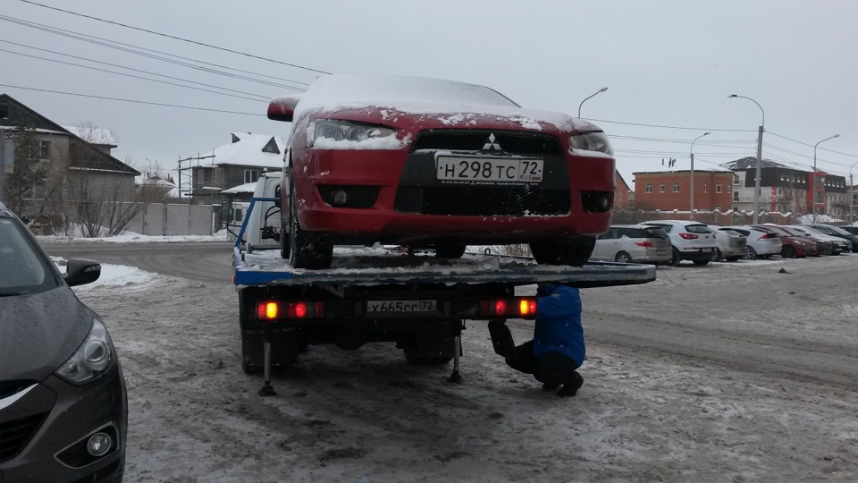 "отзывная компания Митсубиши" или как встать на трассе в -25 ...