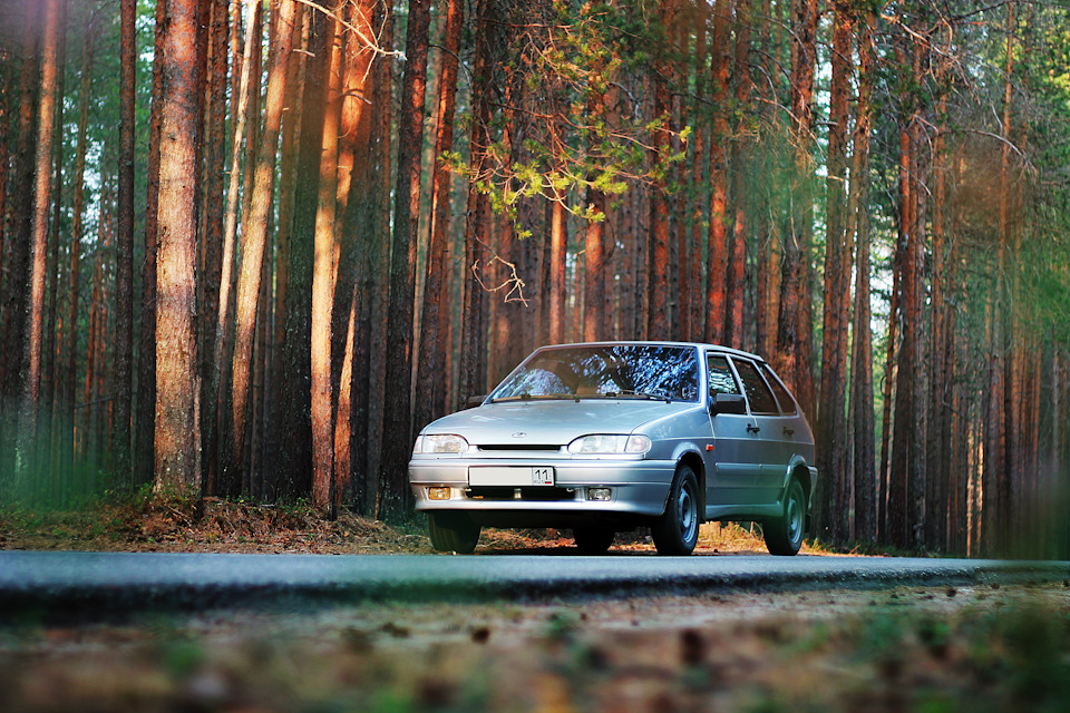 Lada на природе