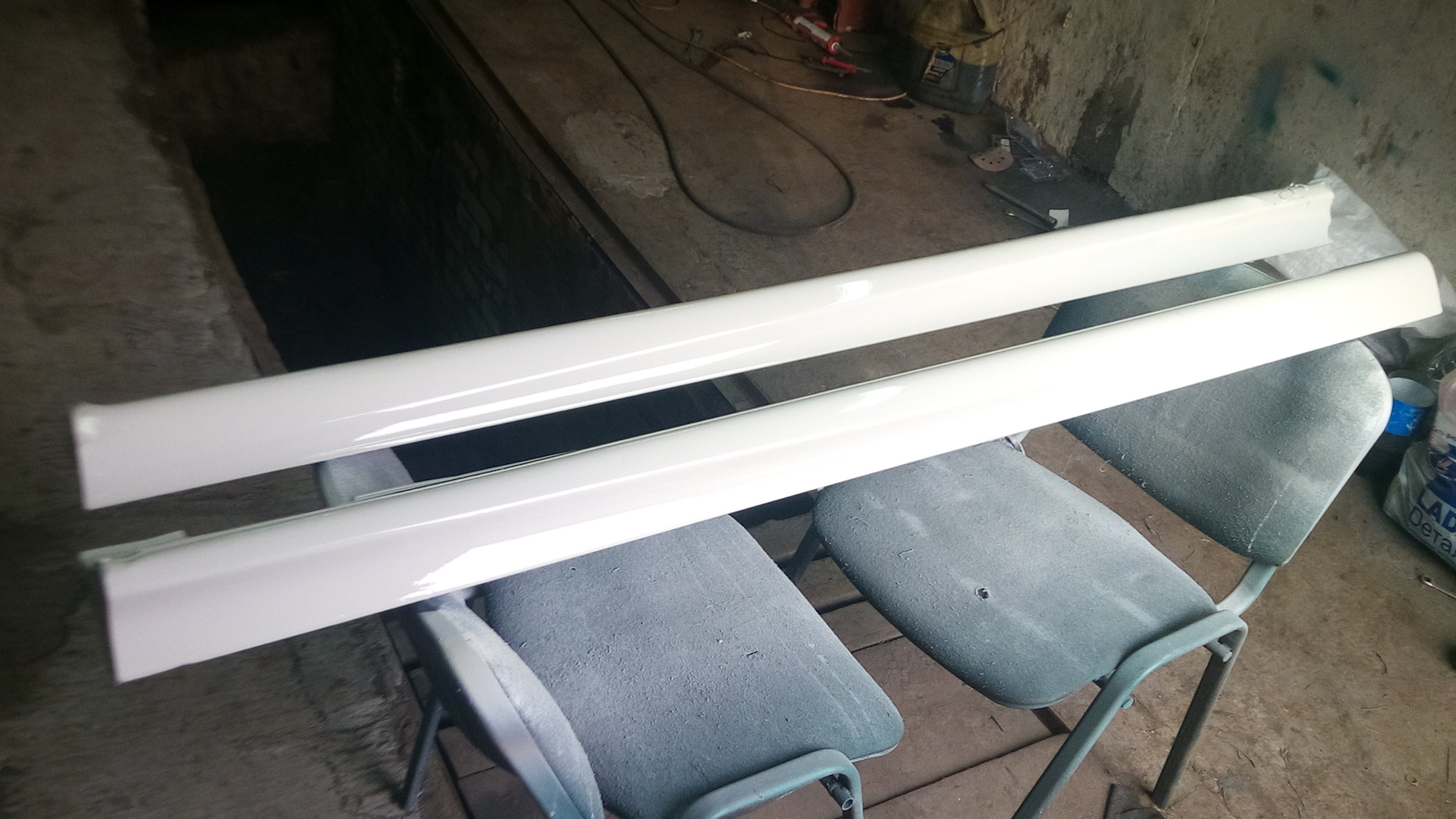 Замена вискомуфты покраска сток порогов — Daihatsu Yrv, 1,3 л, 2001 ...