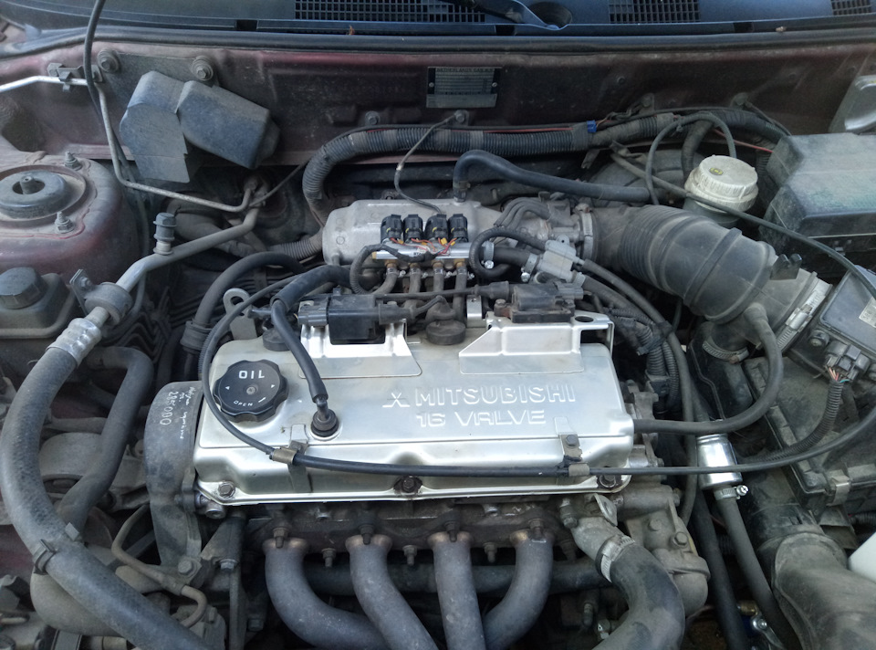 Замена бронепровода тесла. — Mitsubishi Carisma, 1,6 л, 1999 года ...