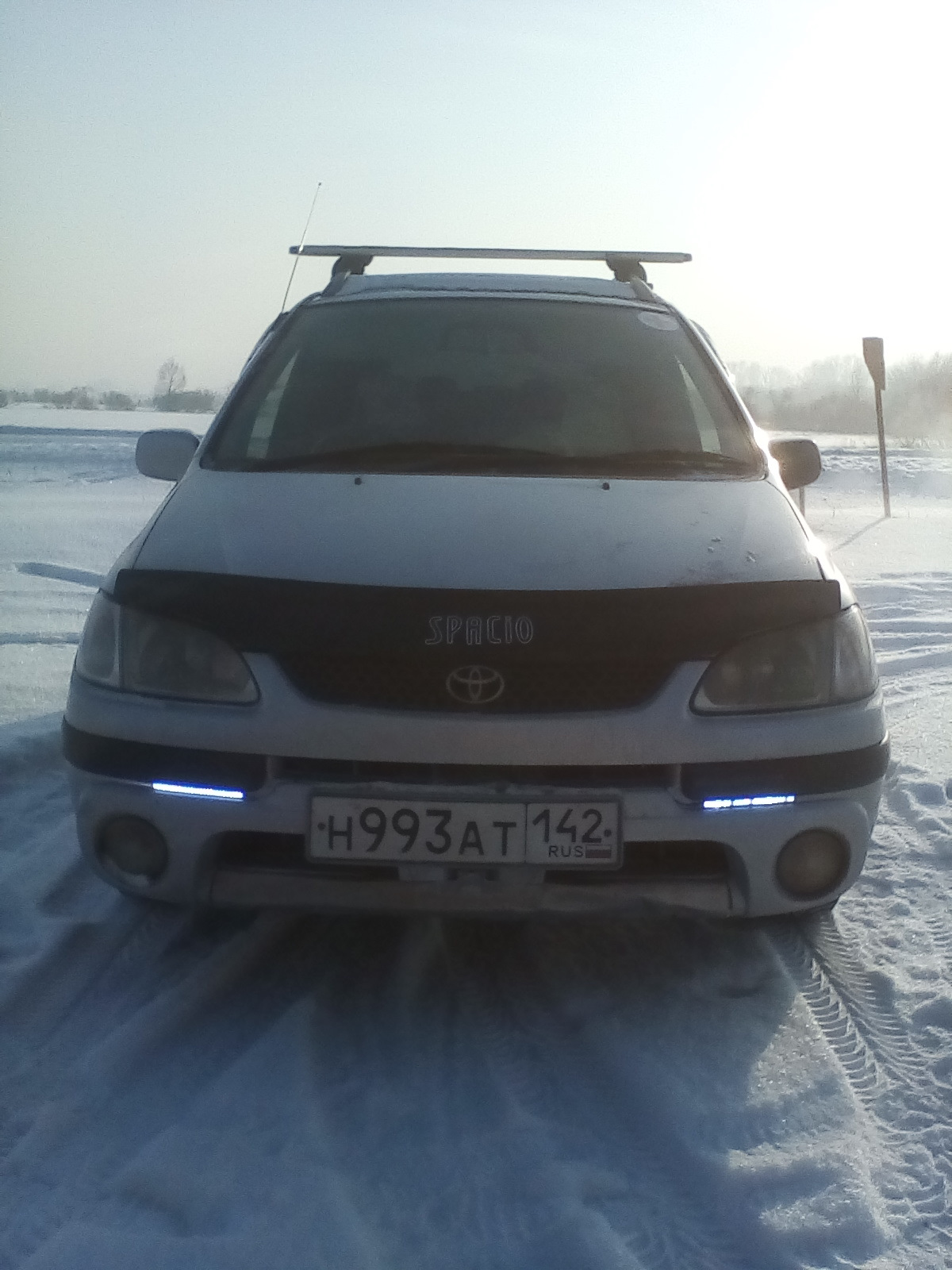 Крепления для автобокса — Toyota Corolla Spacio (E110), 1,6 л, 1998 ...
