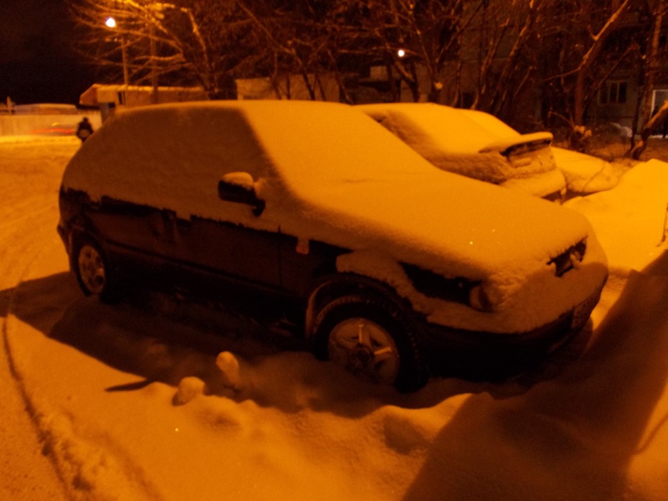 снегопад закончился.) — Skoda Felicia, 1,6 л, 1997 года | фотография ...