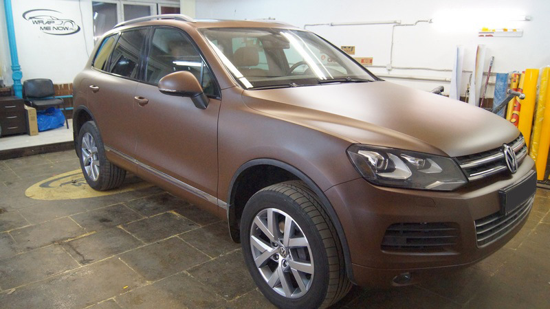 Матовый Volkswagen Touareg 2013