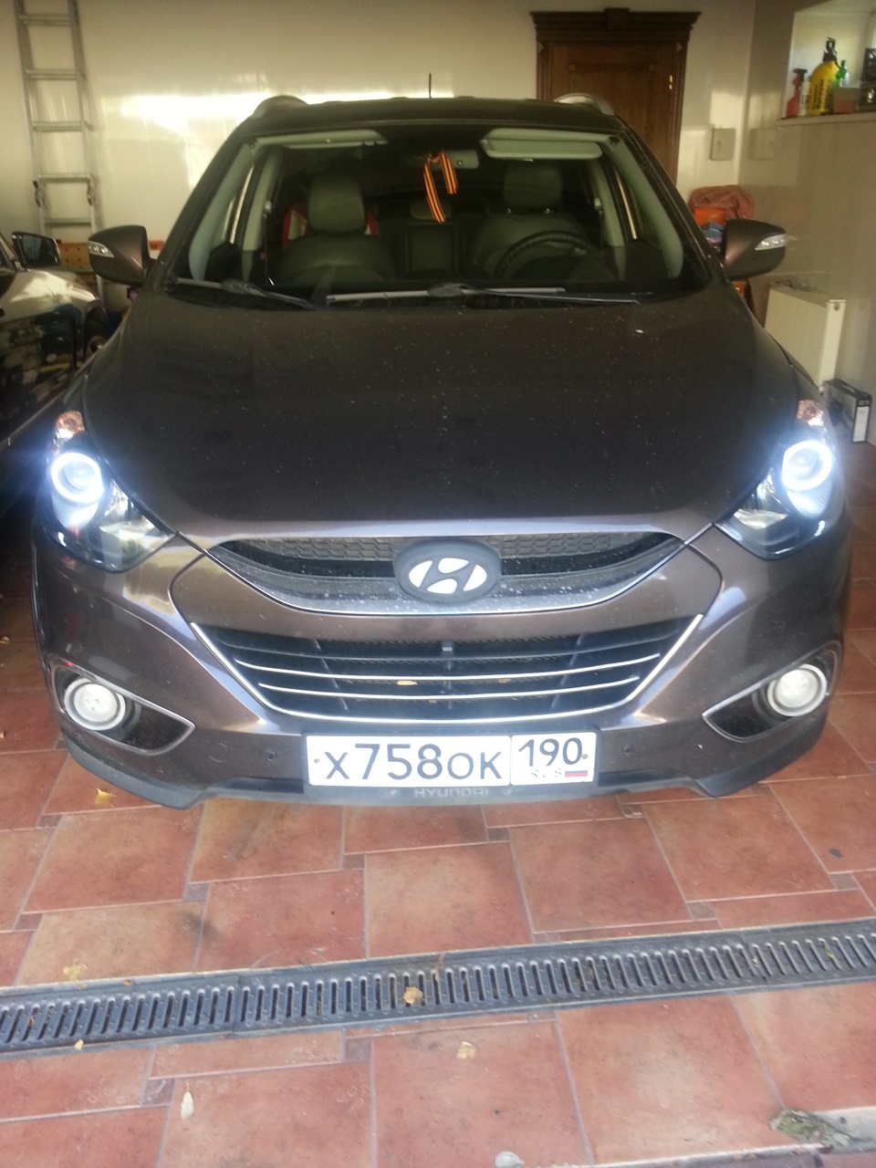 Как разобрать фару хендай ix35 разборка фары на hyundai ix35 и установка АГ - Hyundai ix35, 2 л, 2011 года аксе
