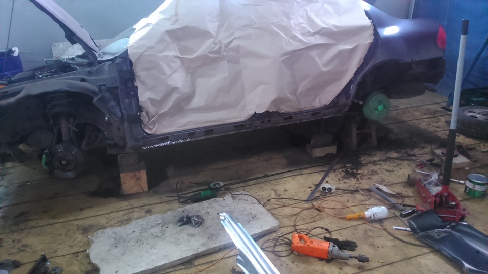 замена порогов и задних арок — DRIVE2