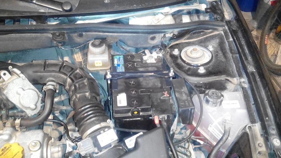 Закрепил аккумулятор — Lada Калина 2 универсал, 1,6 л, 2013 года ...