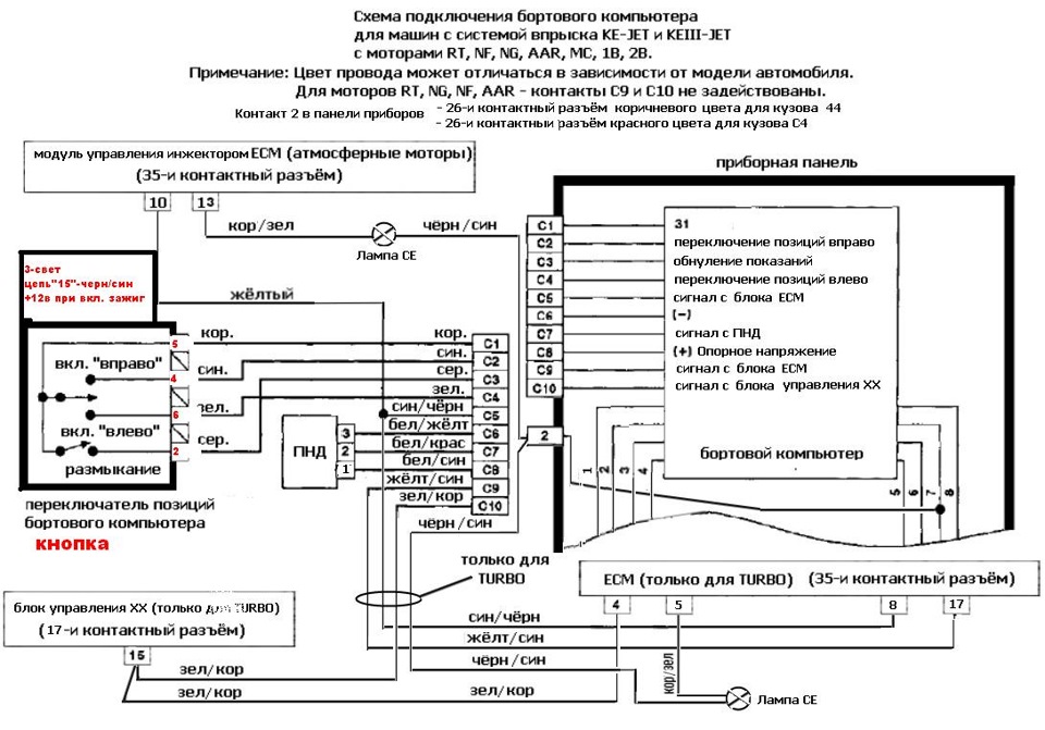 J268 блок управления малой бортовой системой контроля ауди 80