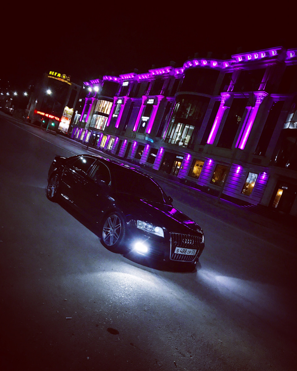 Ночные покатушки на Audi a6