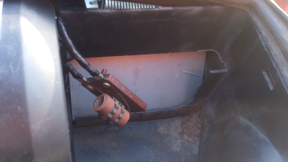 Установка в Ниву улитки отопителя 2108 — Lada 4x4 3D, 1,7 л, 1996 года ...