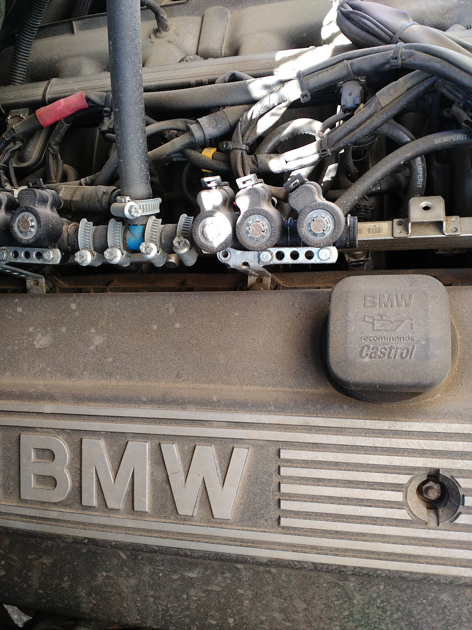 Масло ДВС — BMW X5 (E53), 3 л, 2002 года | плановое ТО | DRIVE2