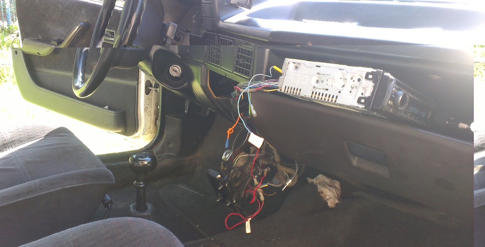 Печка начало. Пол под передними сиденьями. — Opel Kadett E, 1,3 л ...