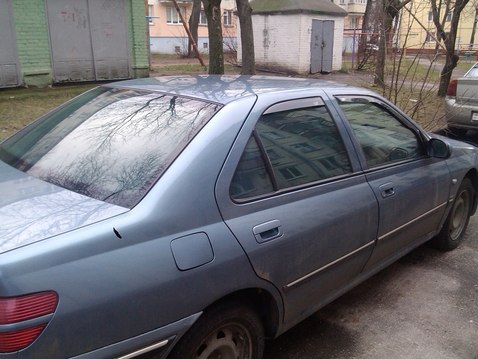 шторки — Peugeot 406, 2 л, 2000 года | стайлинг | DRIVE2