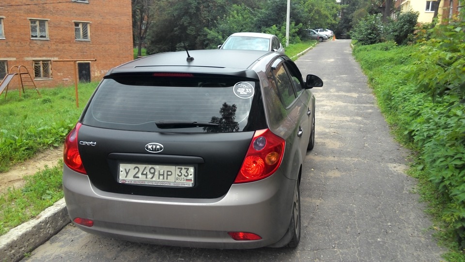 Kia Ceed ed черная крыша