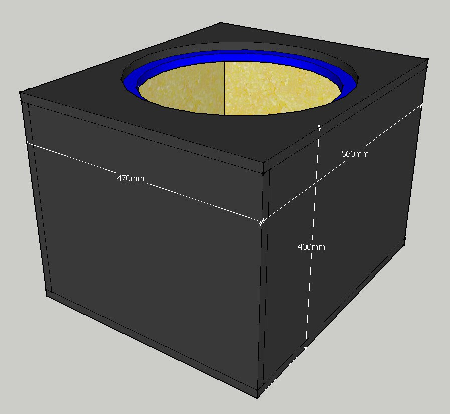 Открытый и закрытый короб для сабвуфера