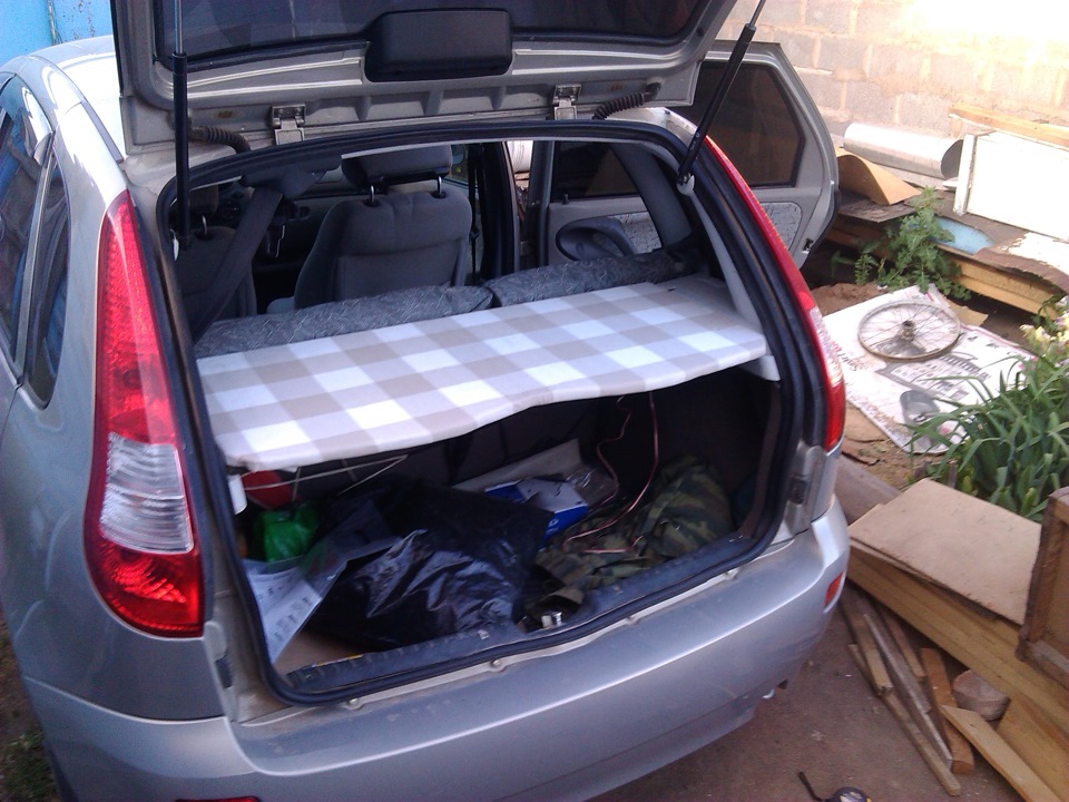 Установка акустической полки и акустики Ural Sound — Lada Калина ...