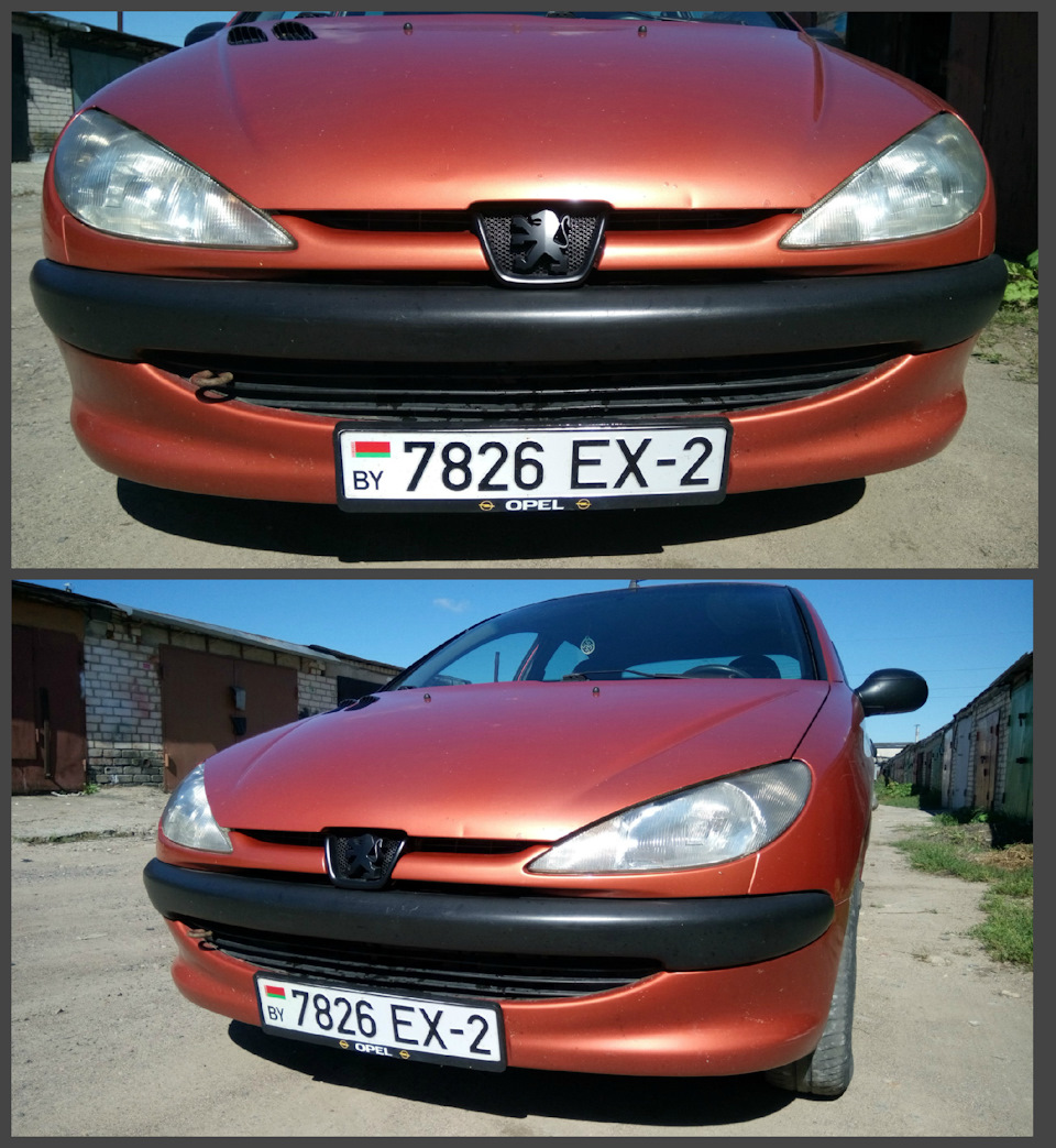 ПОКРАСКА ХРОМОВОЙ ЭМБЛЕМЫ — Peugeot 206, 1,9 л, 2000 года | стайлинг |  DRIVE2