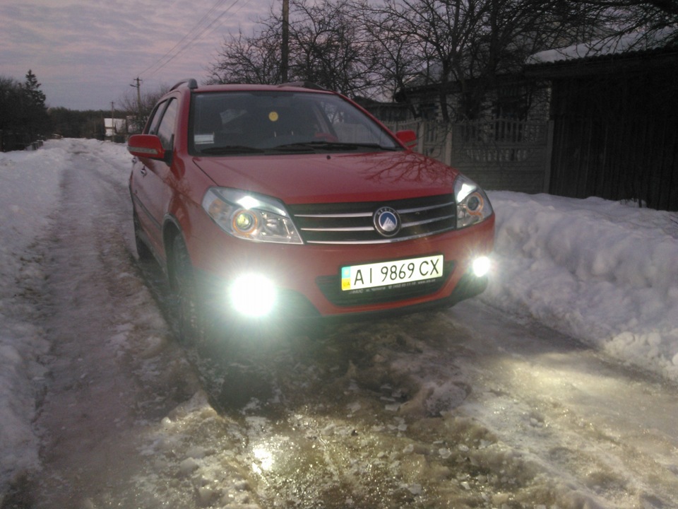 geely mk cross лампы