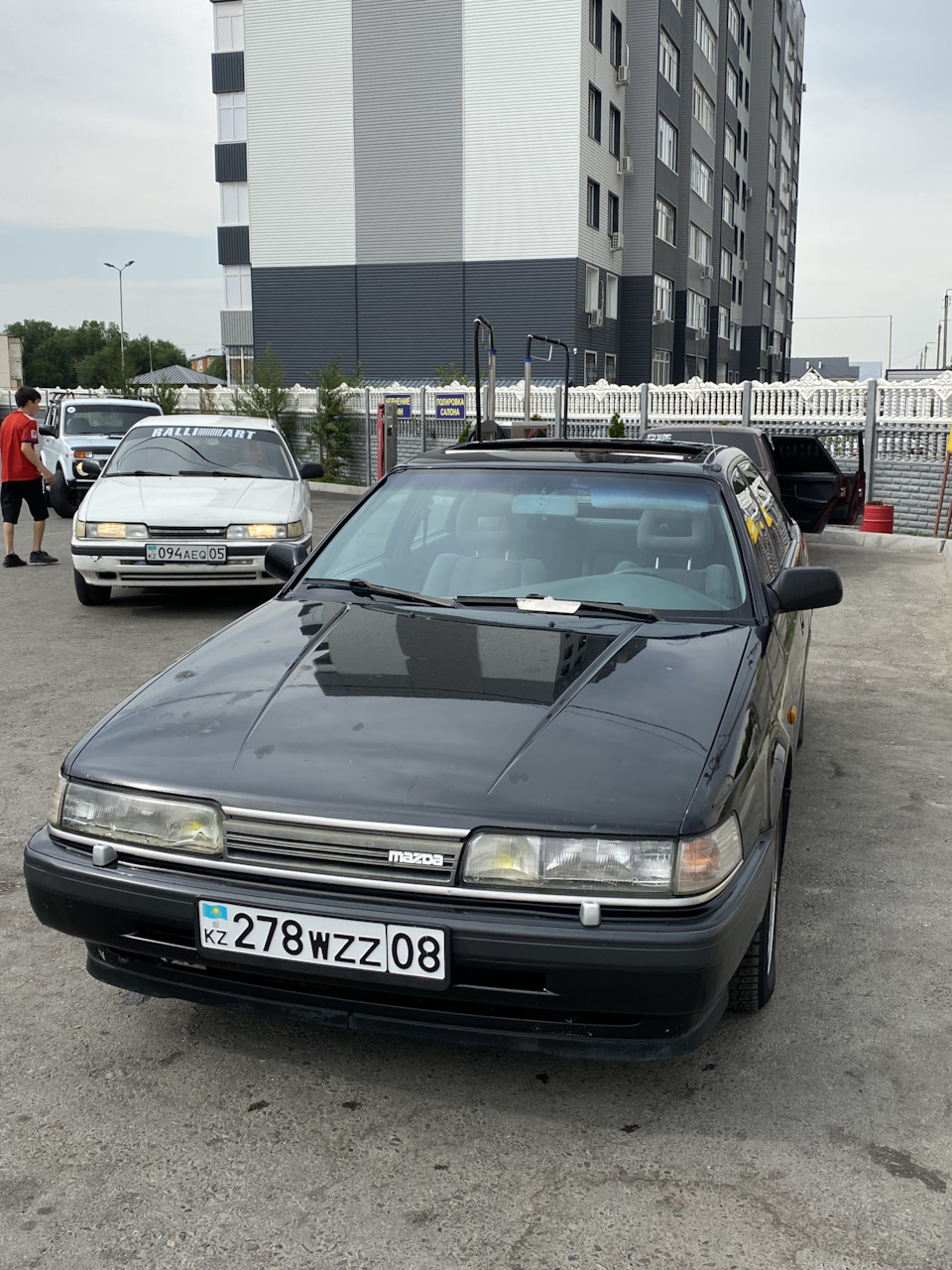 Квадратный номер. Бленда USDM/JDM — Mazda 626 III (GD), 2 л, 1990 года |  аксессуары | DRIVE2