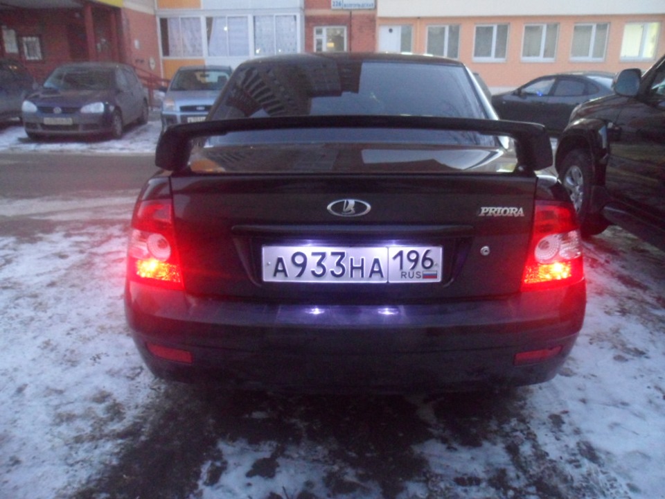 Антихром. Продолжение… — Lada Приора седан, 1,6 л, 2013 года | стайлинг ...