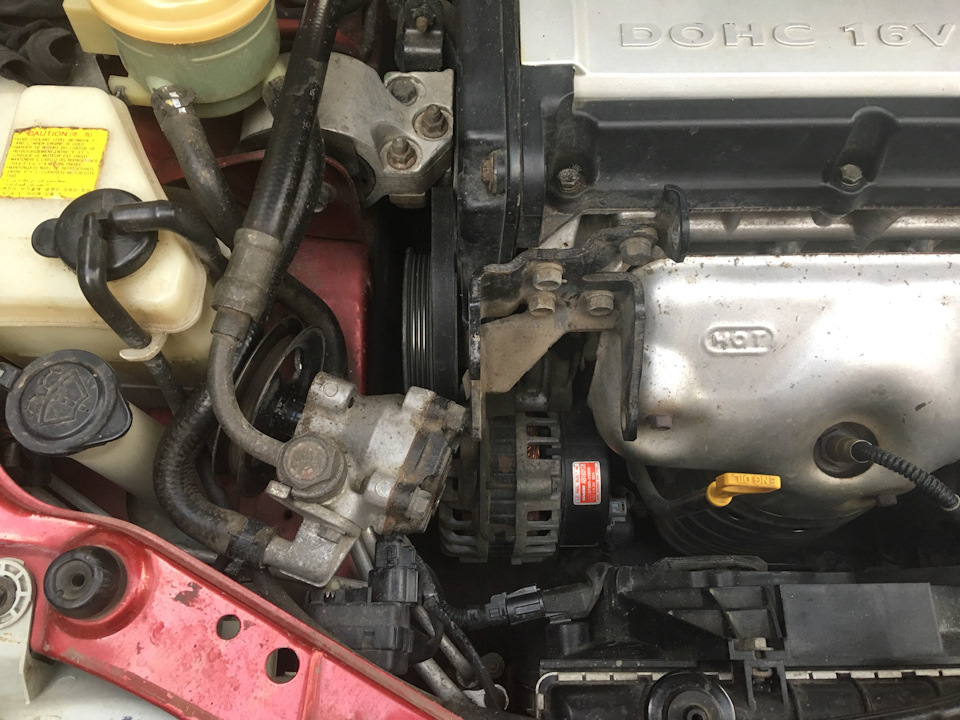 Ремень грм замена — Hyundai Accent (2G), 1,5 л, 2004 года | плановое ТО ...