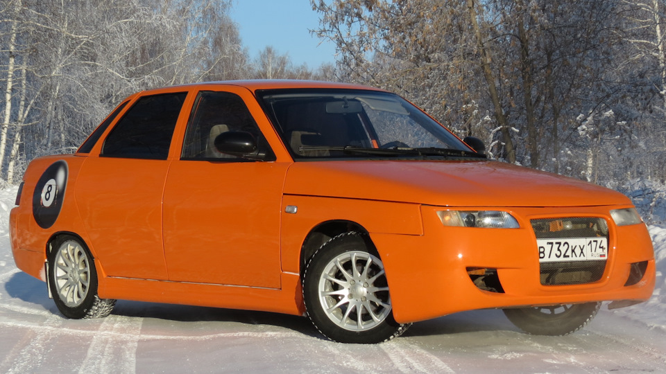 Зима, ручник, гололед — LADA 2110, 1,5 л., 2000 года | покатушки | DRIVE2
