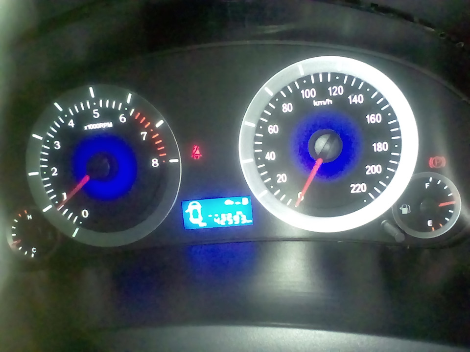 Пропала индикация "сколько км можно проехать на остатке топлива" на ...