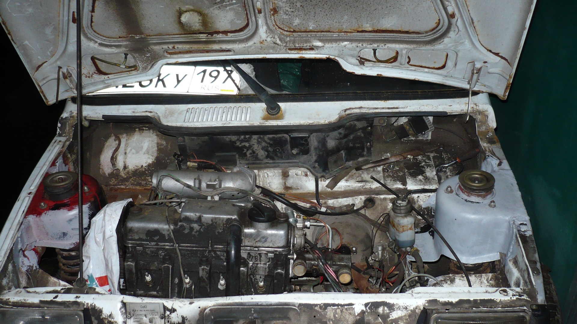Чашки стоек 08 — Lada Ока 11113, 0,8 л, 2005 года | тюнинг | DRIVE2