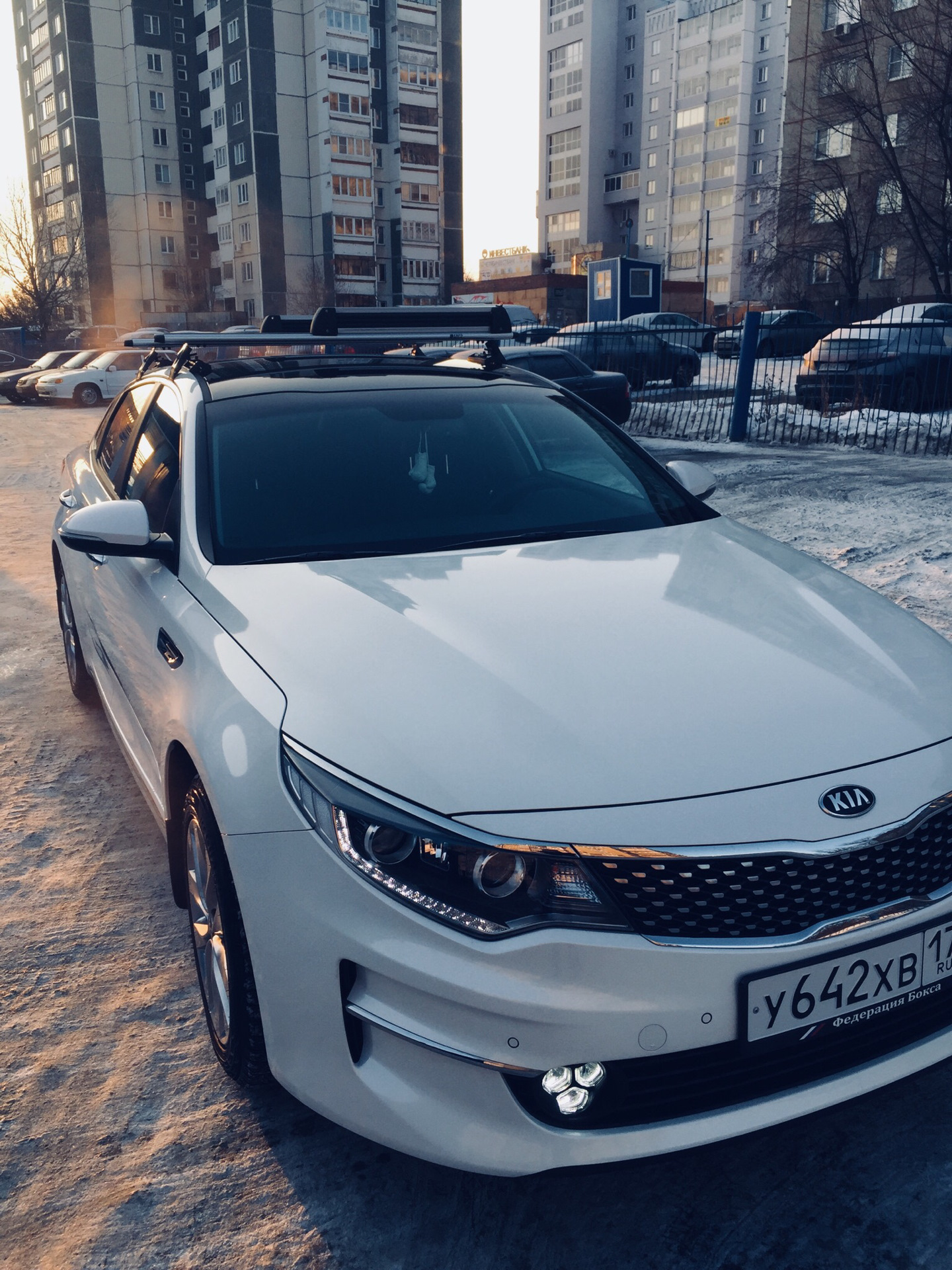 Kia Optima 2022 зима