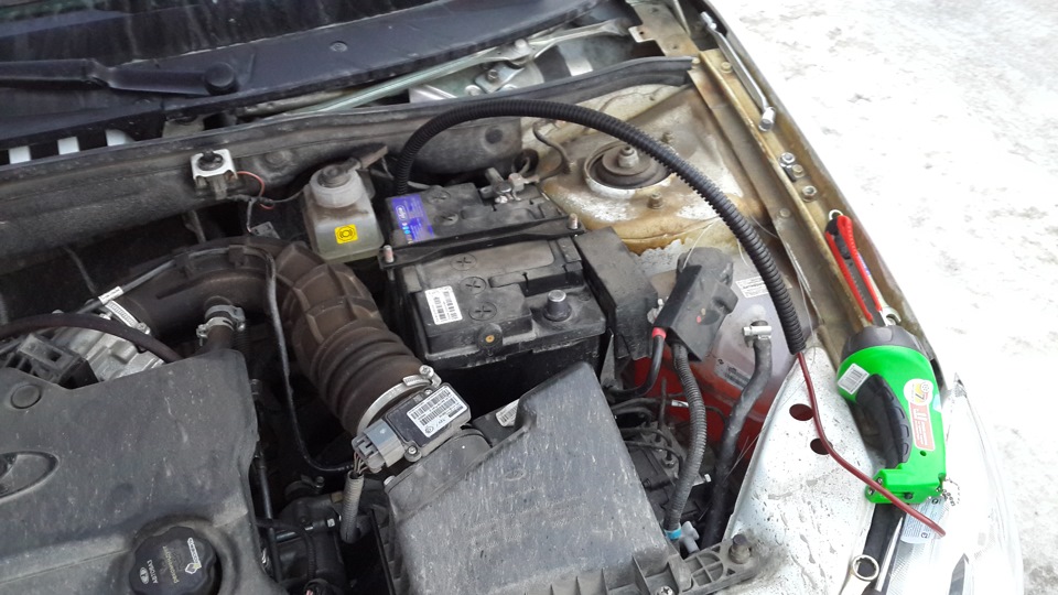 Окончание установки сабвуфера и подключение его к штатной магнитолы ...