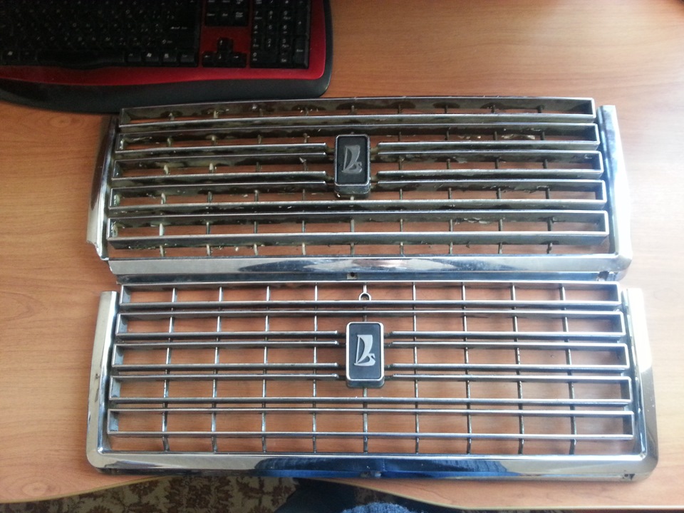 9. Самодельная решетка радиатора — Lada 21074, 1,6 л, 2008 года ...