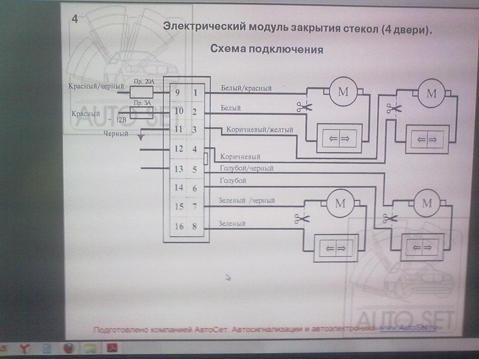 Не работает доводчик стекол опель астра h