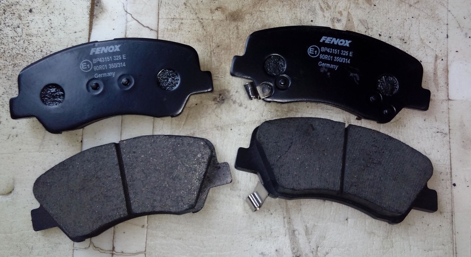 Тормозные колодки Fenox — DRIVE2