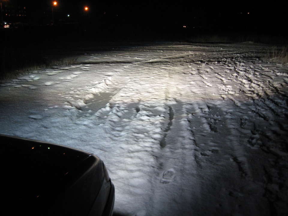 по просьбам желающих) фотки как светят фары ночью) — LADA 2114, 1,6 л ...