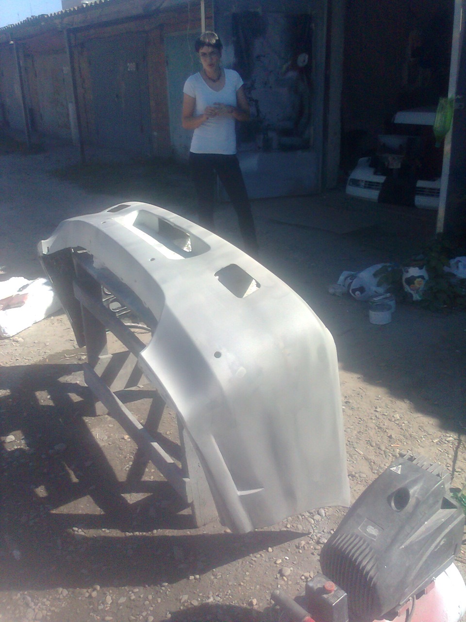 Самодельный бампер — Daewoo Espero, 2 л, 1999 года | тюнинг | DRIVE2