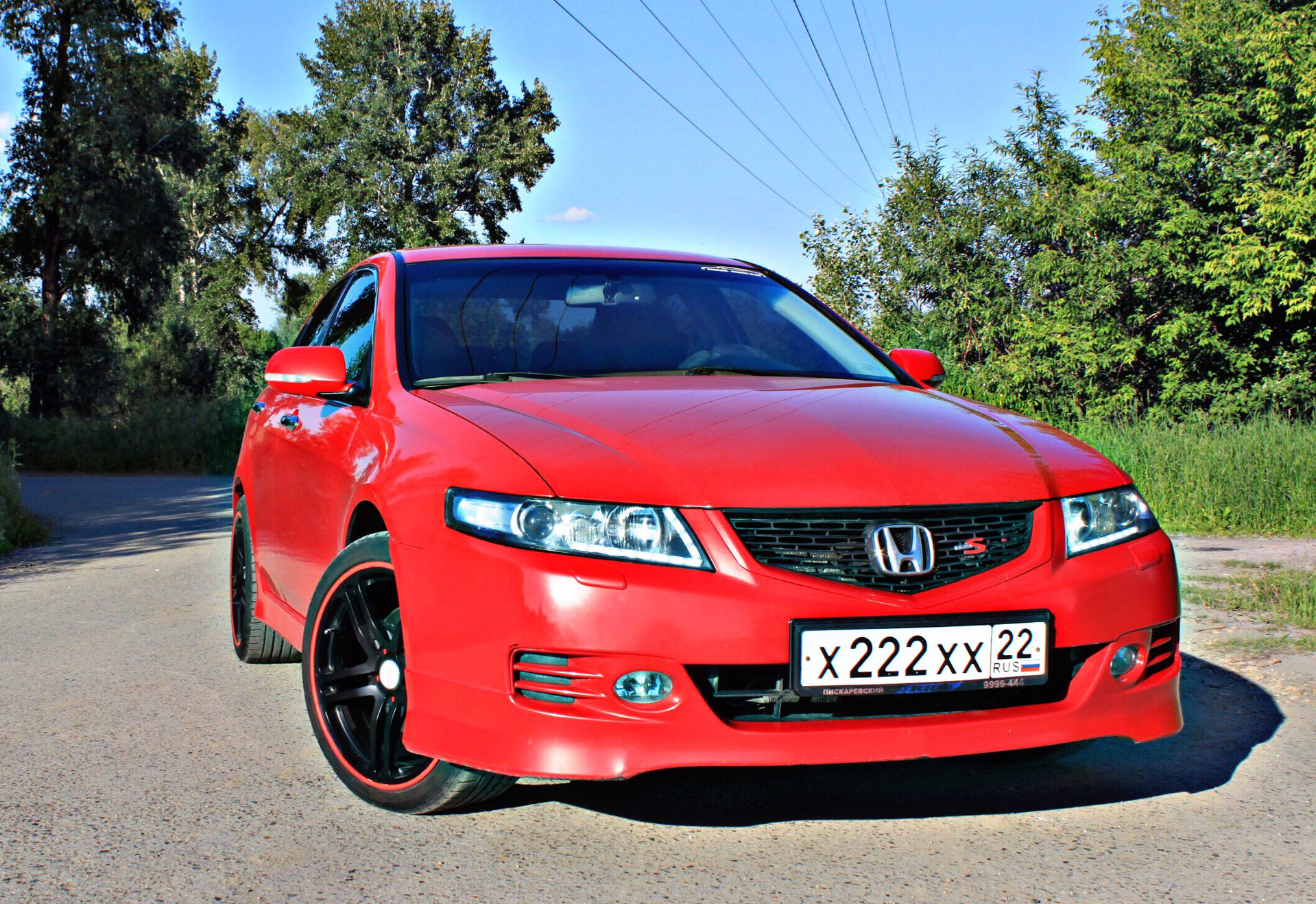 Honda Accord 7 красный