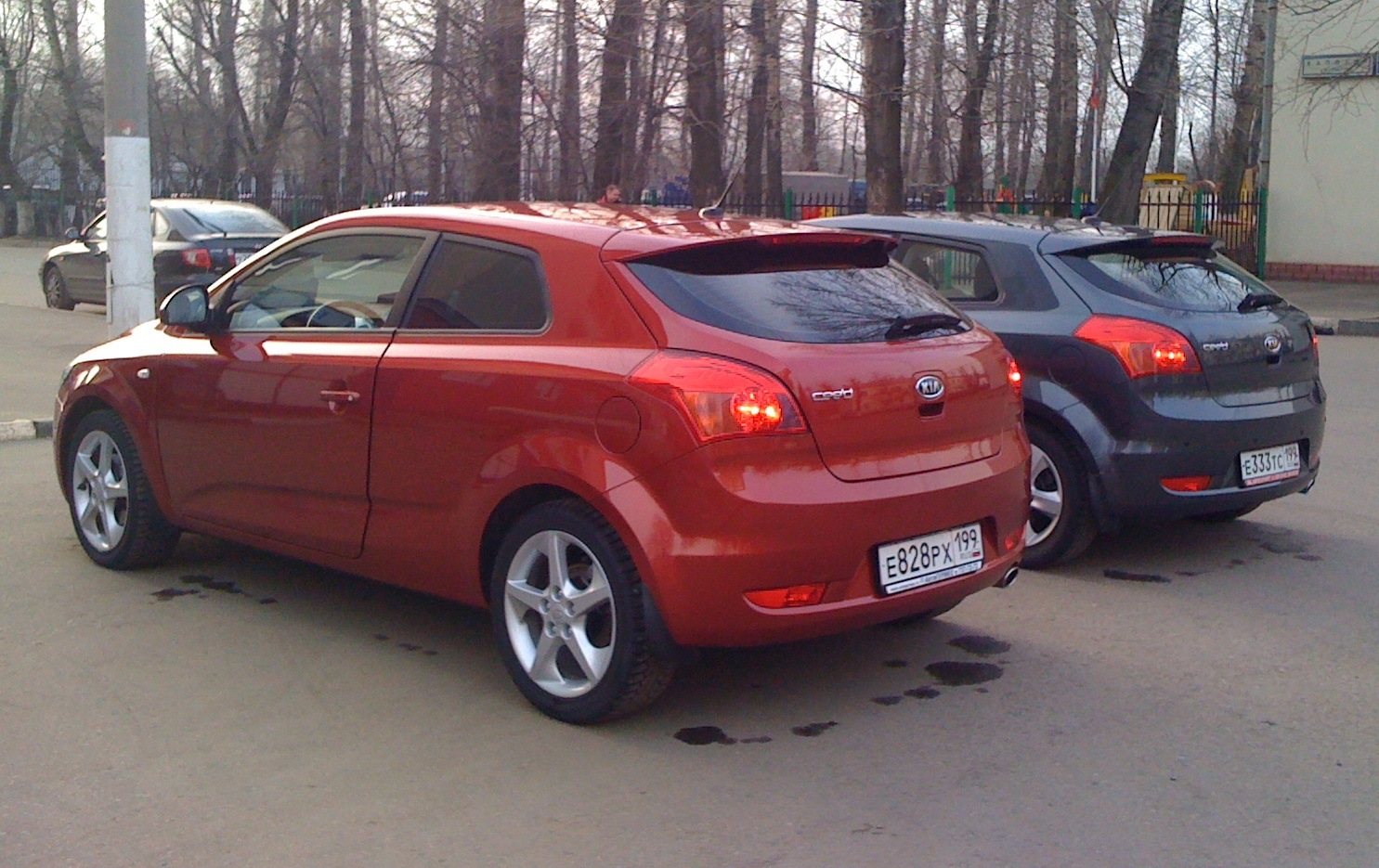 Kia Pro Ceed ed зеленый матовый