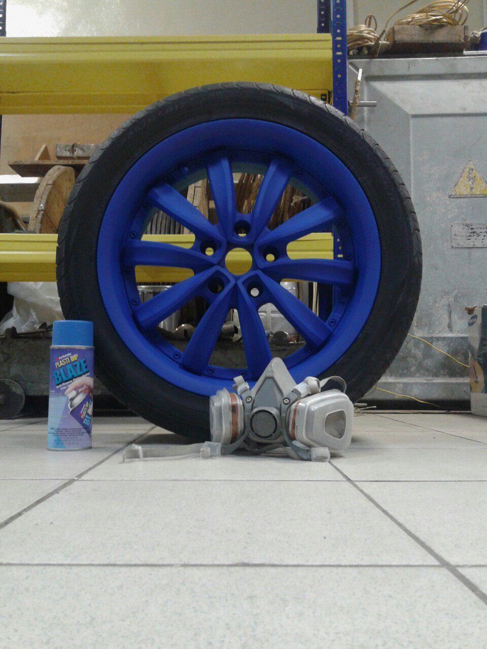 Покрытие дисков жидкой резиной PlastiDip — Mazda 3 (2G) BL, 1,6 л, 2012 ...