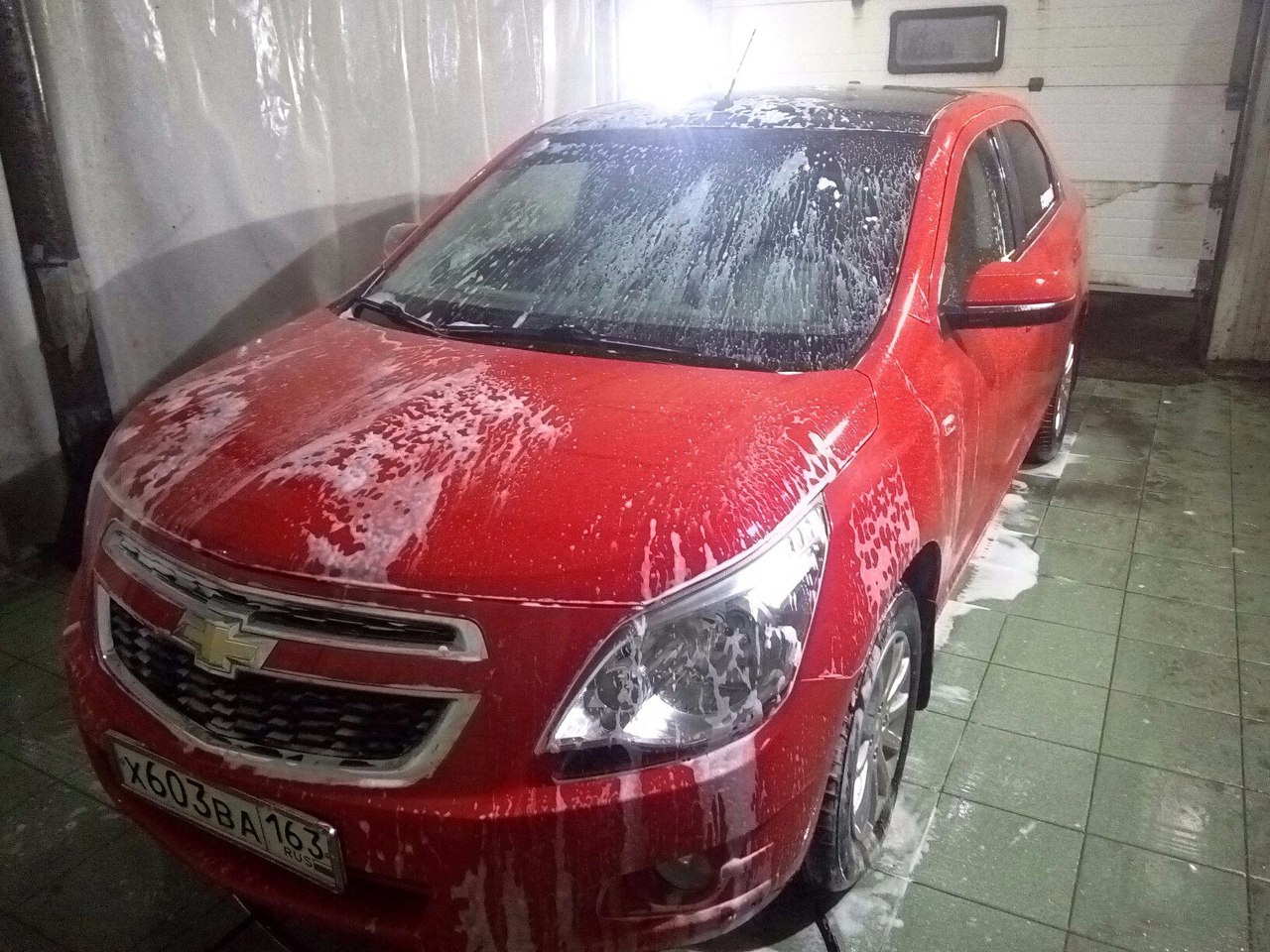 Красное на черном — Chevrolet Cobalt (2G), 1,5 л, 2013 года | стайлинг ...