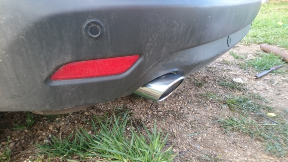 Свисток или насадка на глушитель — Ford S-Max (1G), 2 л, 2007 года ...