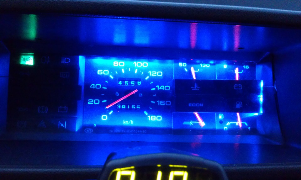 Подсветка приборной панели и ног — Lada 2108, 1,3 л, 1994 года ...