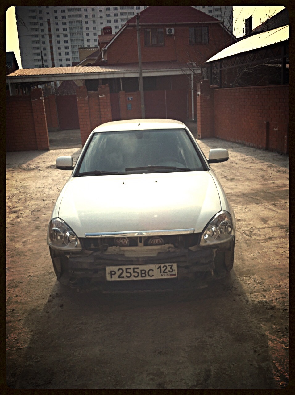 Установка сигнала — Lada Приора седан, 1,6 л, 2012 года | аксессуары ...