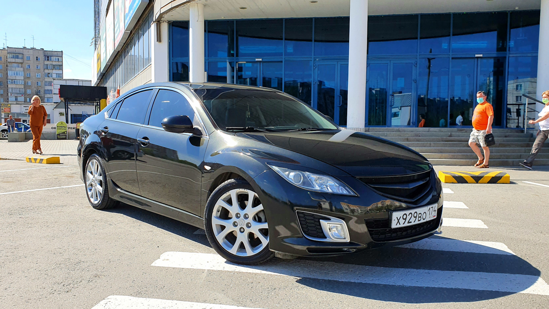 Mazda 6 (2G) GH 2.0 бензиновый 2008 | Sparkling black на DRIVE2