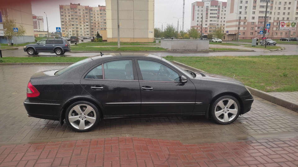Разноширокие диски W211 MEKBUDA R18 — Mercedes-Benz E-Class (W211), 3 л ...