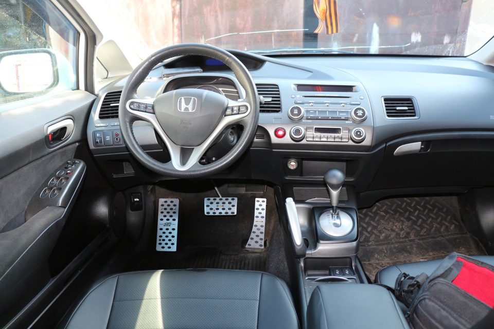 Накладки на педали аля MUGEN — Honda Civic 4D (8G), 1,8 л, 2008 года ...