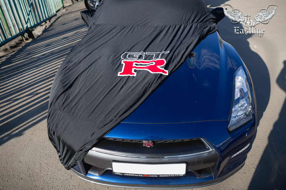 Nissan GT-R — изготовление эксклюзивного чехла на автомобиль — Eastline ...